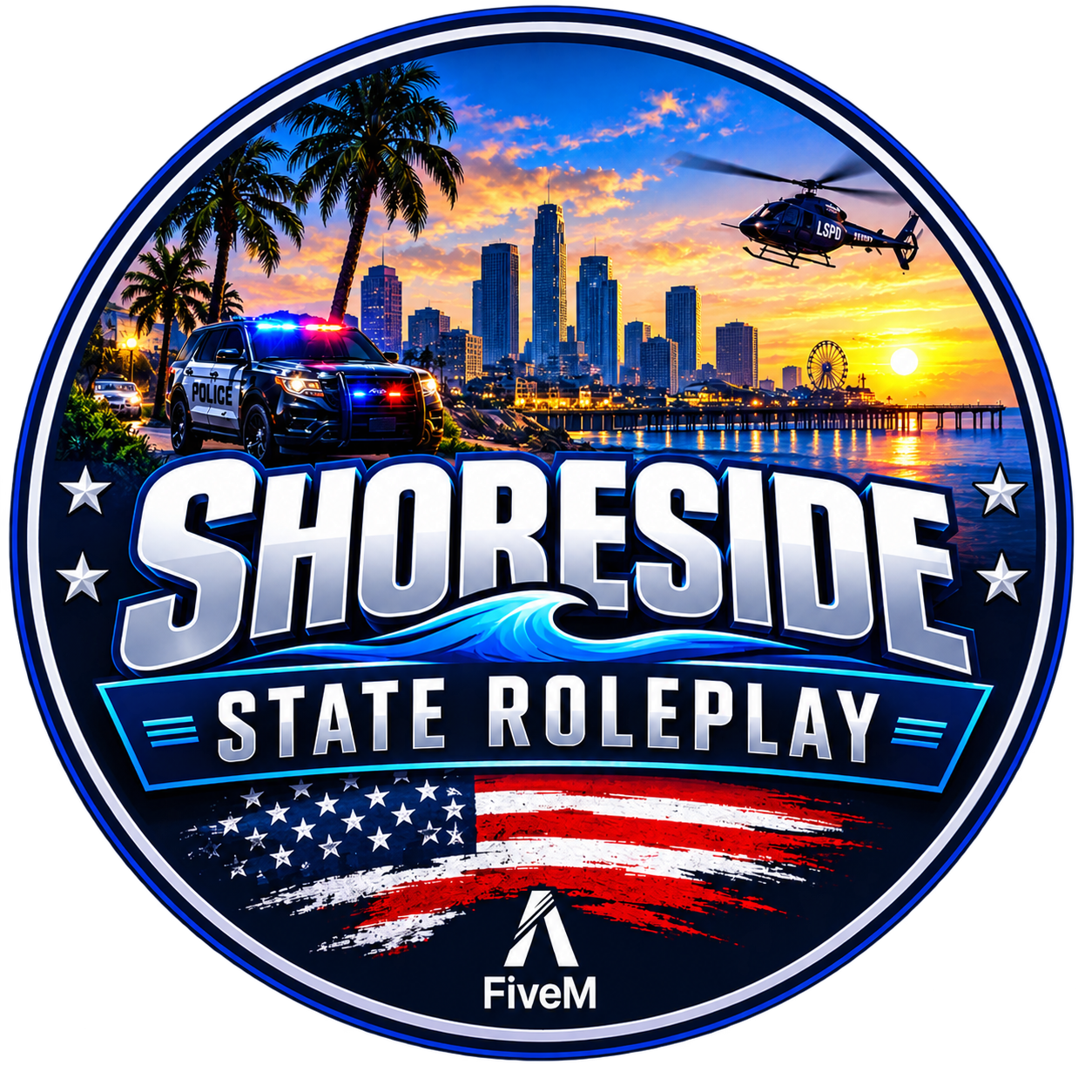 Shoreside State Roleplay Logo